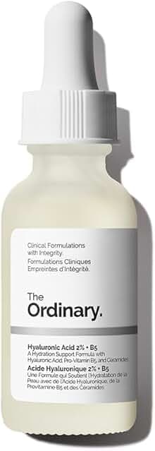 The Ordinary Hyaluronic Acid 2% + B5 (with Ceramides), Multi-Depth Hydration Serum for Plumper, Smoother Skin