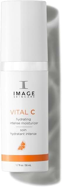 IMAGE Skincare, VITAL C Hydrating Intense Moisturizer, Lightweight Face Lotion with Hyaluronic Acid and Shea Butter, for Dry Skin, 1.7 fl oz.