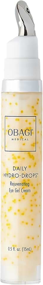 Obagi Daily Hydro-Drops Rejuvenating Eye Gel Cream – Reduces the Appearance of Dark Circles & Instantly Brightens, Smooths, & Depuffs Eyes – 0.5 oz