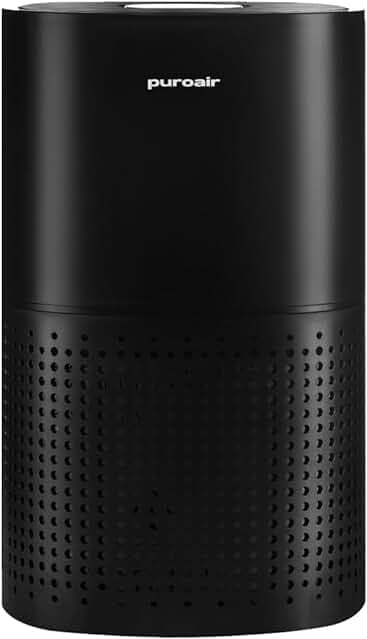 PuroAir 240 HEPA Air Purifiers for Home Large Rooms - Covers Up To 1,000 Sq Ft - Filters Up To 99.9% of Pollutants, Smoke, Pollen, Dust - Quiet HEPA Air Filter - Air Purifiers for Bedroom