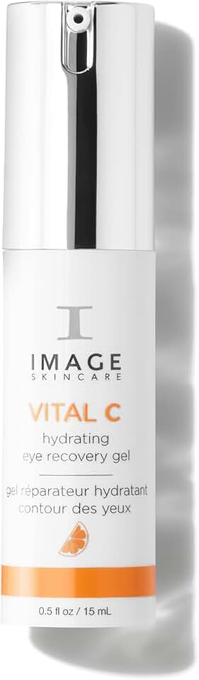 IMAGE Skincare, VITAL C Hydrating Eye Recovery Gel, With Vitamin C and Peptides to Reduce Appearance of Dark Circles, Bags, and Wrinkles Under Eyes, 0.5 fl oz