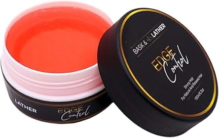 BASK & LATHER Strong Hold Edge Control Gel with Castor Oil