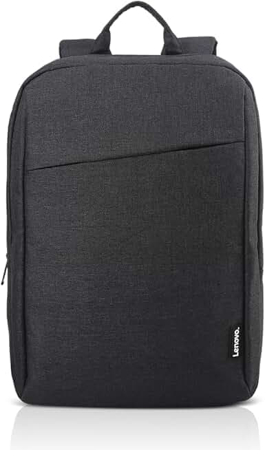 Lenovo 16” ECO Laptop Backpack - B210 - Travel Pack for Laptop or Tablet, Durable, Water-Repellent, Made from Recycled Material, Lightweight, Sleek Design for Travel, Business, Casual Backpack - Black