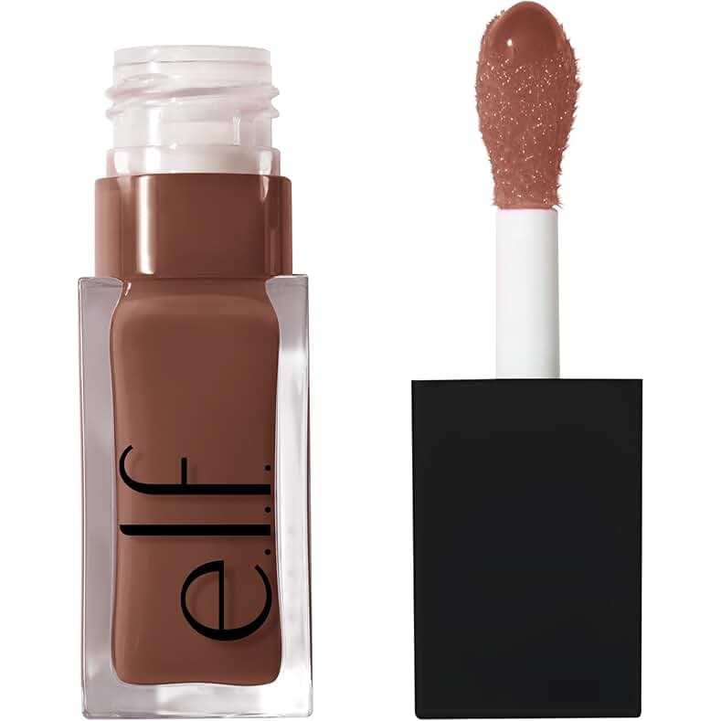 e.l.f. Glow Reviver Lip Oil, Nourishing Tinted Lip Oil For A High-shine Finish, Infused With Jojoba Oil, Vegan & Cruelty-free, Honey Talks