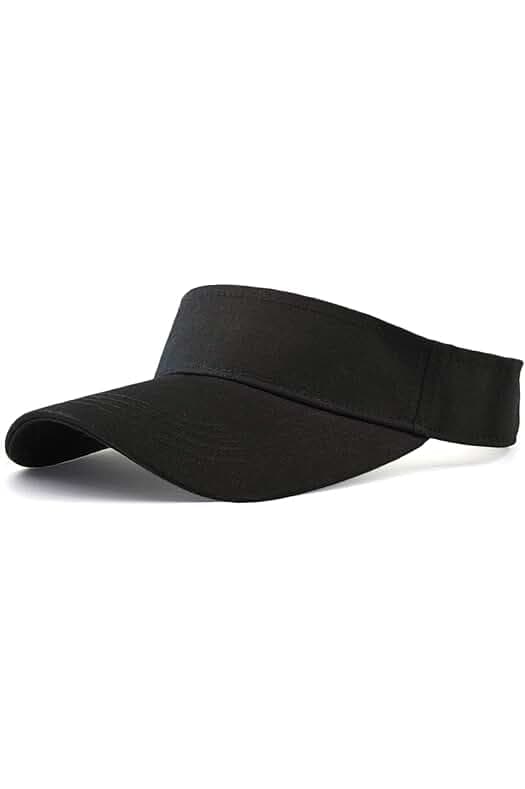 HH HOFNEN Sports Sun Visor Hats Cotton Twill Ball Adjustable Sun Caps for Men Women