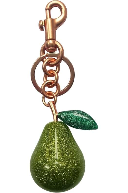 Fruit Bag Charms & Purse Charms For Handbags,Pear Keychains,Fashion Fruit Keychain For Women