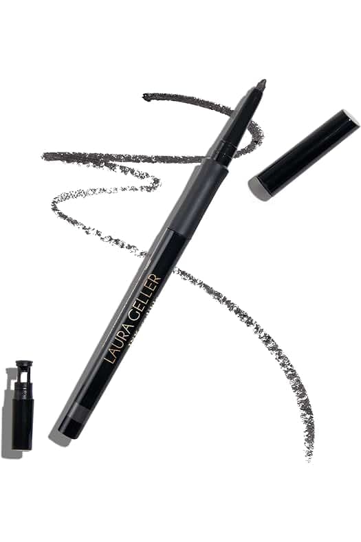 LAURA GELLER NEW YORK INKcredible Gel Eyeliner - Graphite - Waterproof Smudge-proof Eyeliner Pencil - Built in Sharpener
