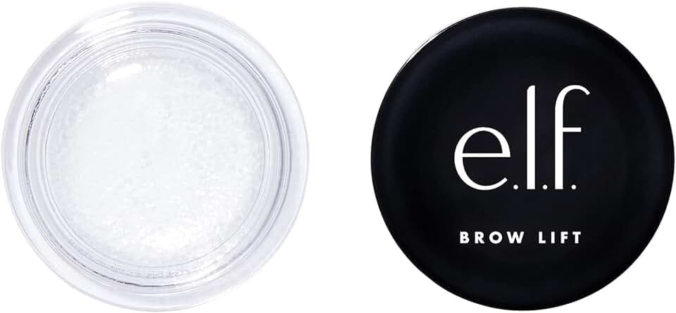 e.l.f. Brow Lift, Clear Eyebrow Shaping Wax For Holding Brows In Place, Creates A Fluffy Feathered Look, Vegan & Cruelty-Free, Clear