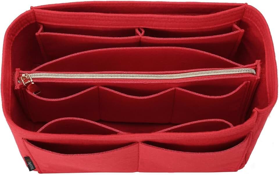OMYSTYLE Purse Organizer Insert, Felt Tote Bag Organizer Insert with 5 Sizes, Handbag Dividers for Inside Purse, Compatible with Longchamp, Neverful, Speedy and More
