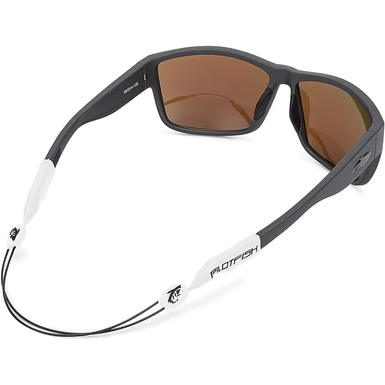 Pilotfish No Tail Adjustable Eyewear Retainer Cable Strap: Sunglasses, Eyeglasses, Glasses (14 Inch, Panda)