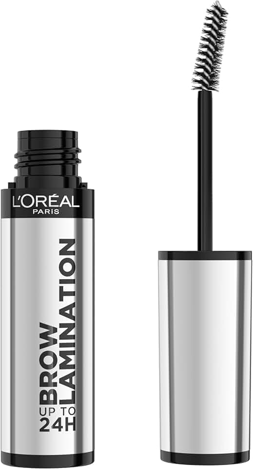 L'Oreal Paris Infallible Up To 24H Wear Brow Lamination, Water-Resistant Longwear Eyebrow Gel Make Up, Clear/Transparent, 0.16 Fl Oz