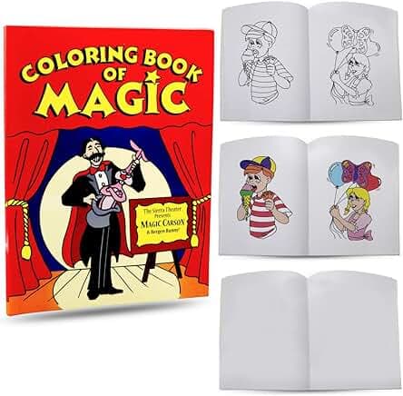 Magic Makers Magic Coloring Book Trick Magicians Choice 8.5 x 11 inches