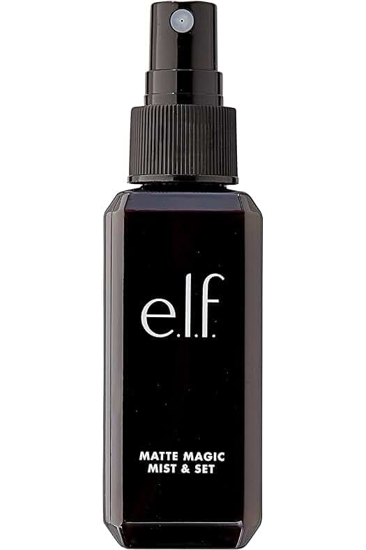 e.l.f. Matte Magic Mist & Set - Small, Lightweight, Long Lasting, Mattifying, Revitalizes, Controls Shine, Refreshes, Hydrates, All-Day Wear, 2.0 Fl Oz