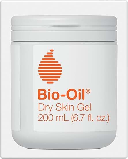 Bio-Oil Dry Skin Gel, Face and Body Moisturizer, Fast Absorbing Hydration, with Soothing Emollients and Vitamin B3, Non-Comedogenic, 6.7 Oz