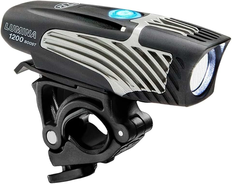Lumina 1200 Boost USB Rechargeable Bike Light Powerful Lumens Bicycle Headlight LED Front Light Easy to Install for Men Women Road Mountain City Commuting Adventure Cycling Safety Flashlight