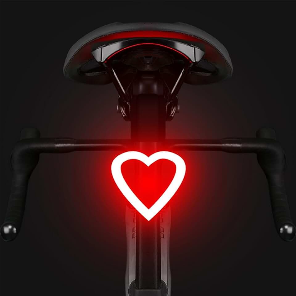 Rechargeable Bike Tail Light LED Bicycle Rear Light Cycling Night Essential Bright Seat Back Safety Lamp 5 Modes Warning Waterproof Flash MTB Light for Men Women Kids