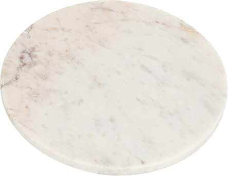 Round White Marble Cutting Board