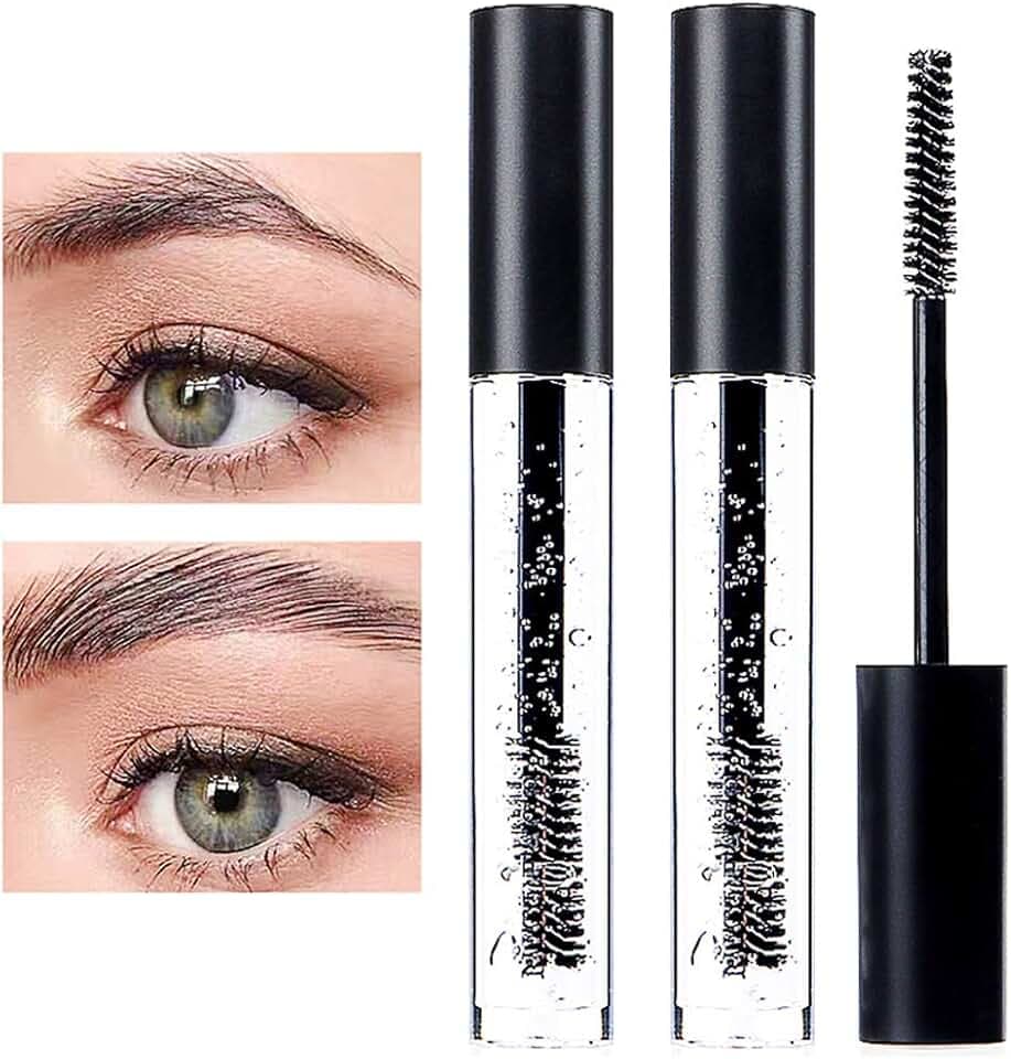 DAGEDA Clear Eyebrow Setting Gel, 2 Pack Brow Fix Gel, Waterproof And Sweat-Proof Eyebrow Repair Liquid Brows Styling Beauty Salon Home Use Makeup, 1.81oz