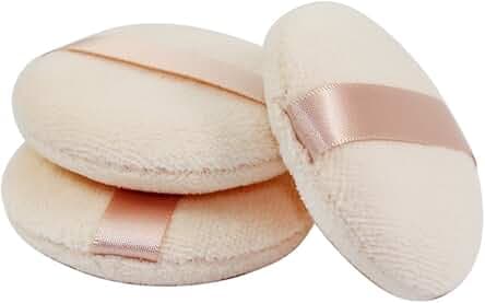 Powder Puff for Makeup Face Powder (3 Pieces)