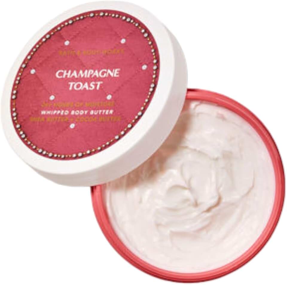 Bath and Body Works Body Care 24+ Hours Moisture Body Butter - w/Shea & Coco Butter - 6.5 oz (Champagne Toast)