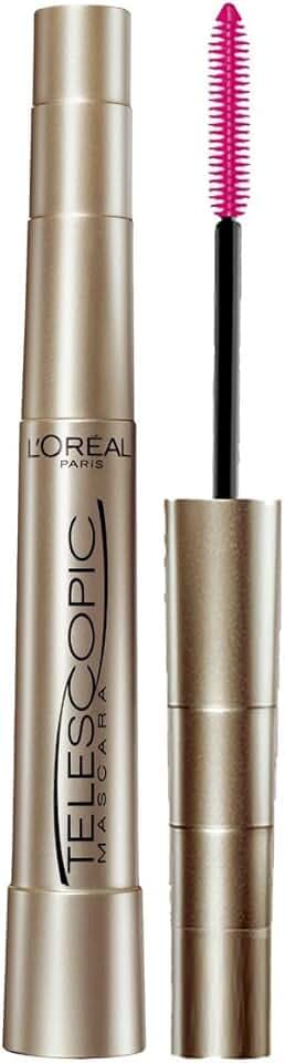L'Oreal Paris Makeup Telescopic Original Lengthening Mascara, Blackest Black, 0.27 Fl Oz (1 Count)
