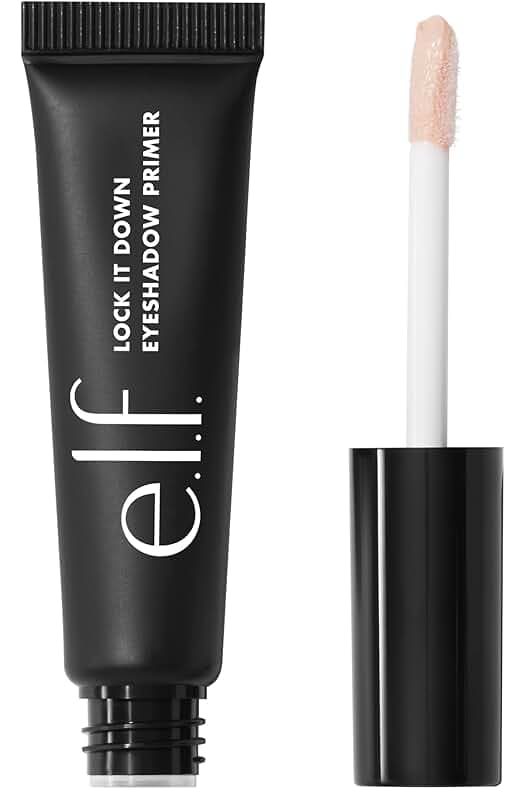 e.l.f. Lock It Down Eyeshadow Primer, Smooth, Creamy Primer For Long-Lasting Eyeshadow, Intensifies Liquid & Powder Color, Vegan & Cruelty-free