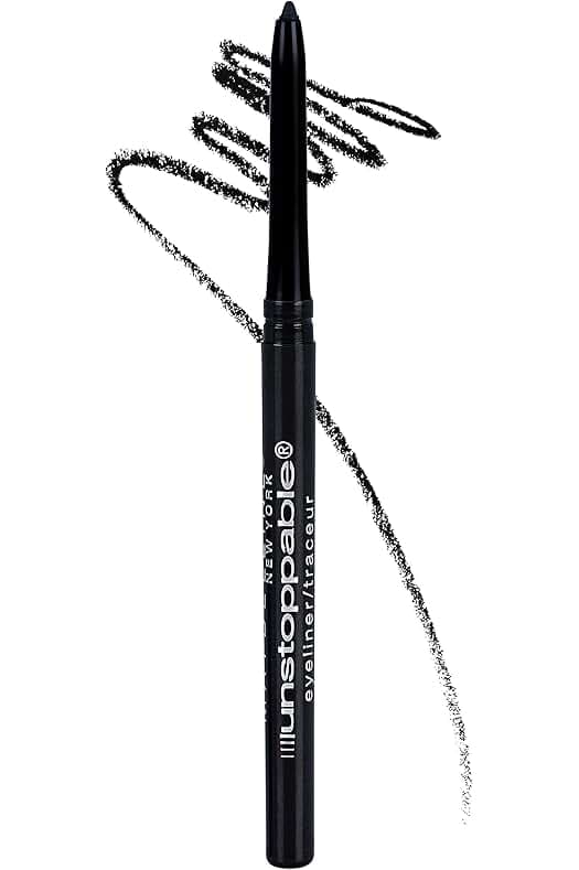 Maybelline Unstoppable Waterproof Mechanical Black Eyeliner Pencil, Easy to Apply, Smooth Glide, Up to 24 Hour Wear, Onyx