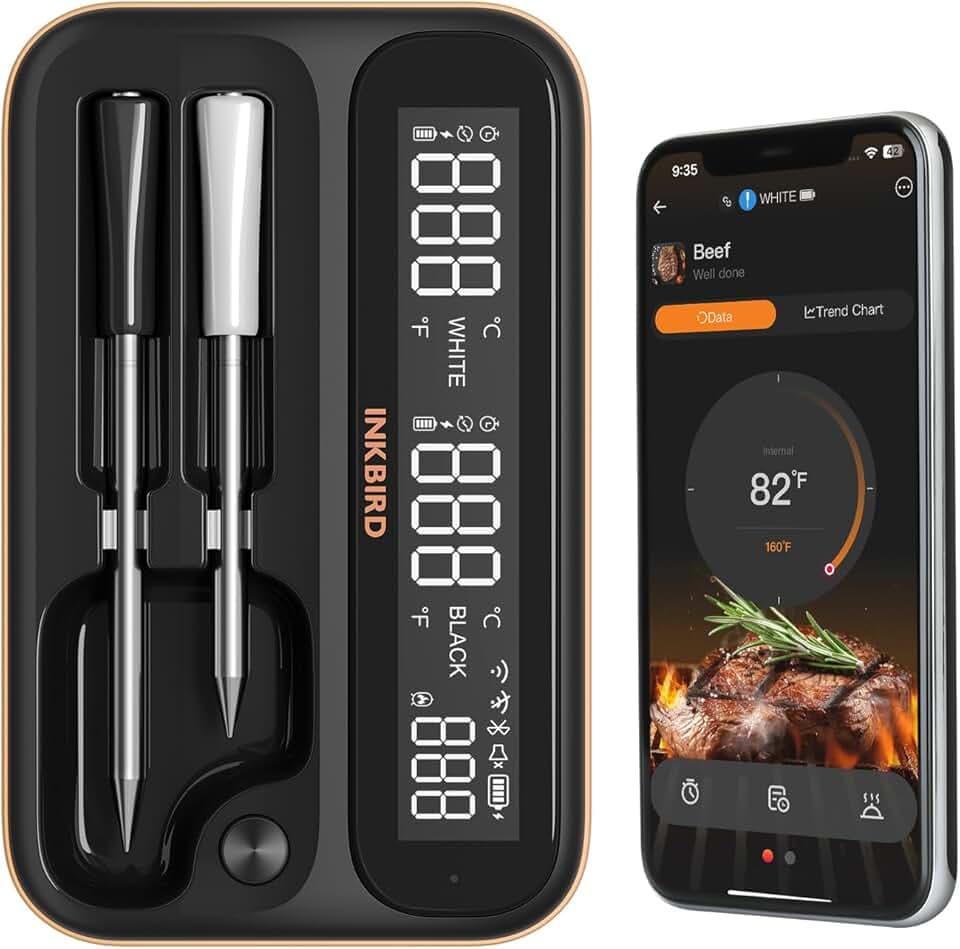 5GHz & 2.4GHz WiFi Wireless Meat Thermometer