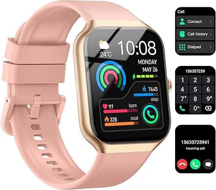 Smart Watch for Women Men (Answer/Make Call), 1.96"HD Smartwatch with Heart Rate/Sleep Monitor/Pedometer, 113+ Sports 2025 New Fitness Tracker, IP68 Waterproof Activity Tracker for Android iOS