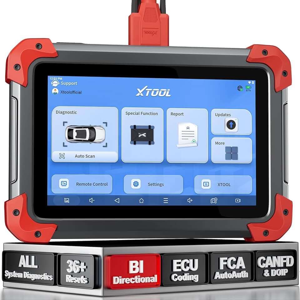 XTOOL D7 Bidirectional OBD2 Scanner: 2025 Scan Tool with ECU Coding