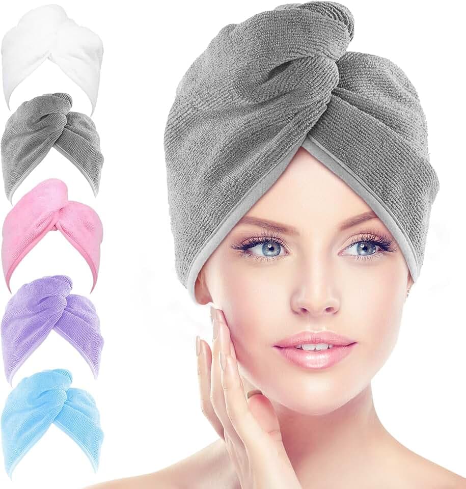 AIDEA Microfiber Hair Towel Wrap