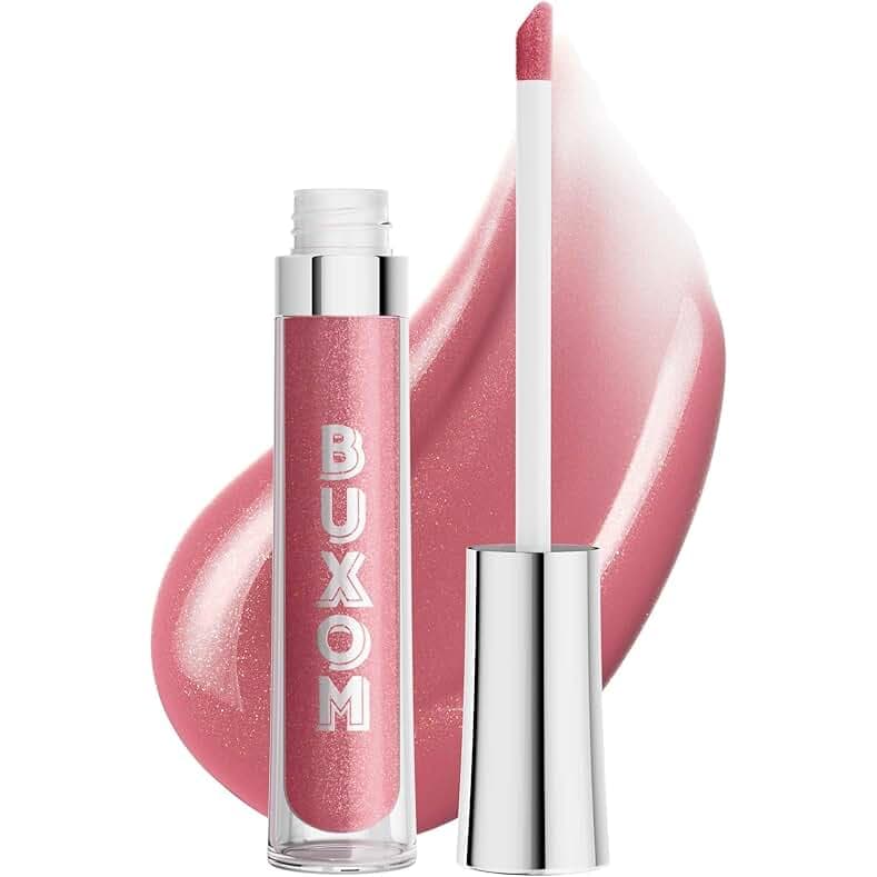 BUXOM Full-On Plumping Lip Polish, Tinted Lip Plumper Gloss, Plumping Peptides & Vitamin E, High Shine Lip Gloss, Nourishes, Moisturizes & Softens Lips, Vegan