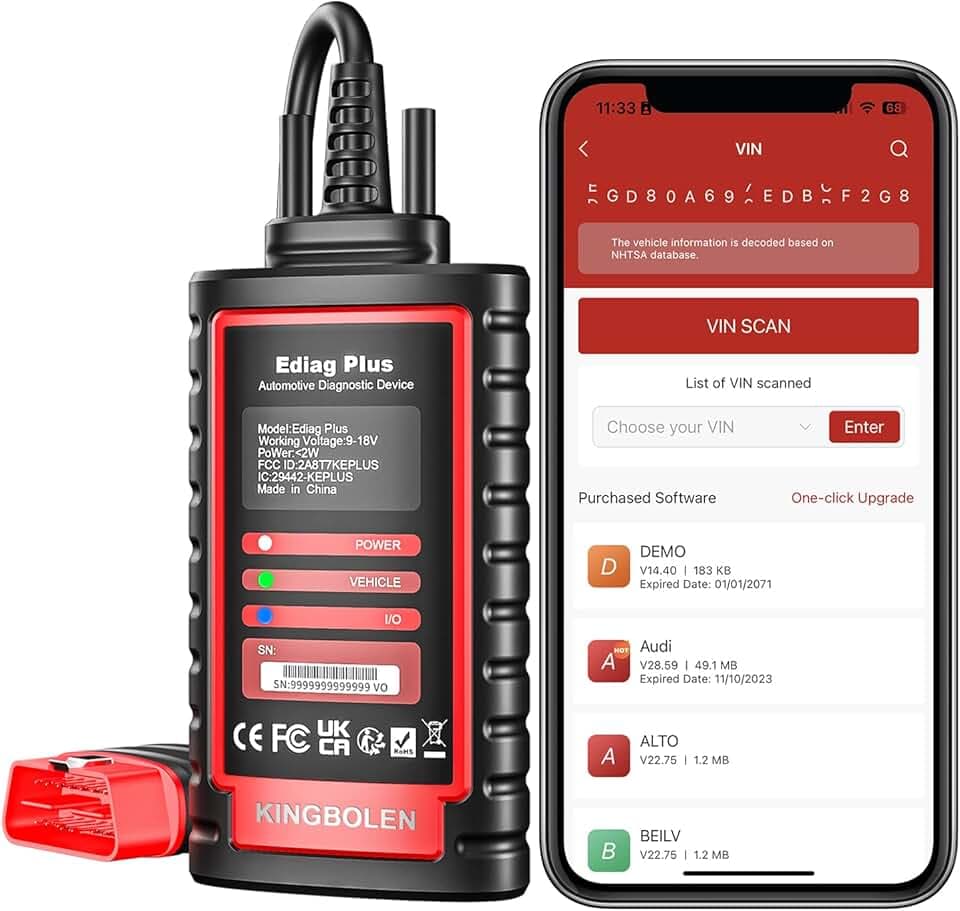 KINGBOLEN Ediag Plus Bluetooth Scanner