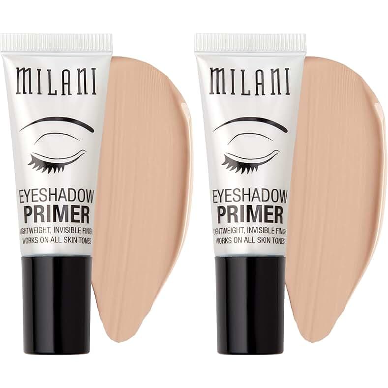 Milani Eyeshadow Primer - 2 Pack | Primer Face Makeup Eye Shadow Primer Base | Makeup Primer for Face | Vegan, Cruelty-Free, Made for Long-Lasting Wear | Use with Eye Shadow Palettes