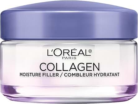 L’Oreal Paris Collagen Daily Face Moisturizer, Anti Aging Face Cream to Reduce Wrinkles and Provide Intense Hydration, 1.7 oz