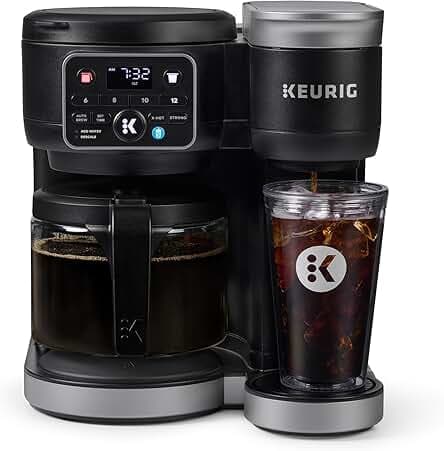 Keurig K-Duo Hot & Iced Single Serve & Carafe Coffee Maker, MultiStream Technology, 72oz Reservoir (Gen 2)