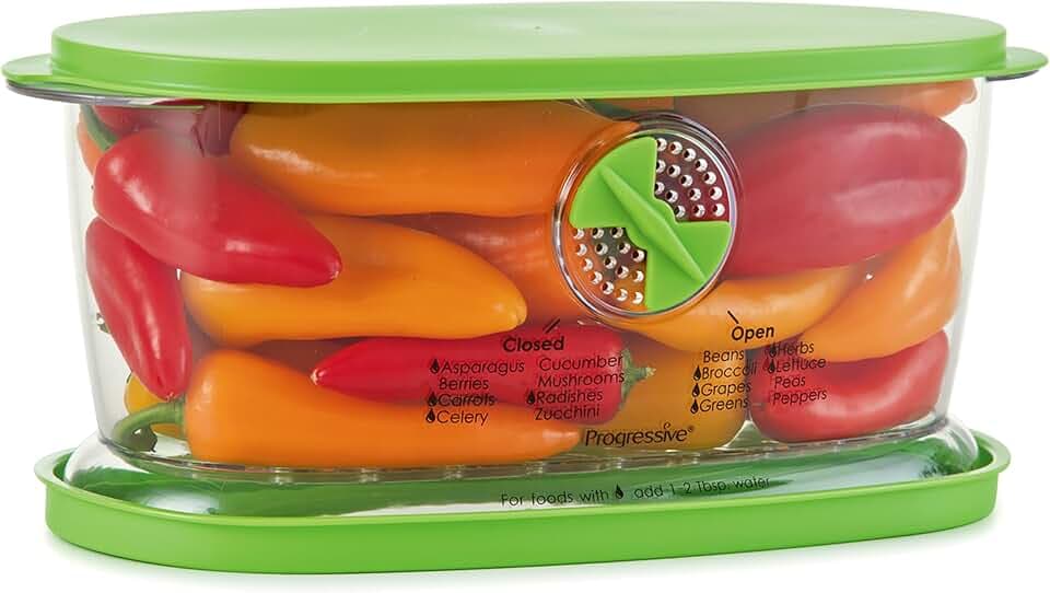 Prepworks by Progressive Fresh Fruit & Vegetable Keeper,Green
