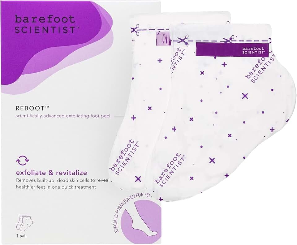 Barefoot Scientist Reboot Ultra-Soft Exfoliating Foot Peel, For Lasting Foot Softness