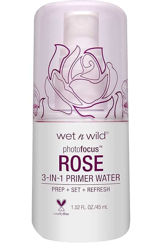 wet n wild Photo Focus Primer Water, Rose Addiction, 1.52 Ounces