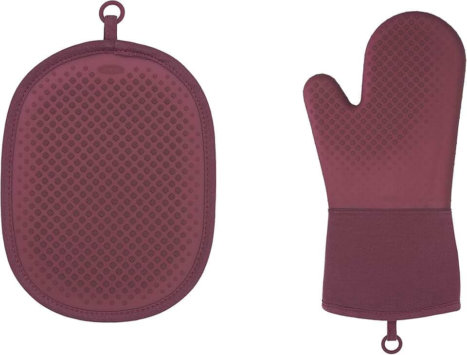 OXO Good Grips Silicone Oven Mitt & Pot Holder Set