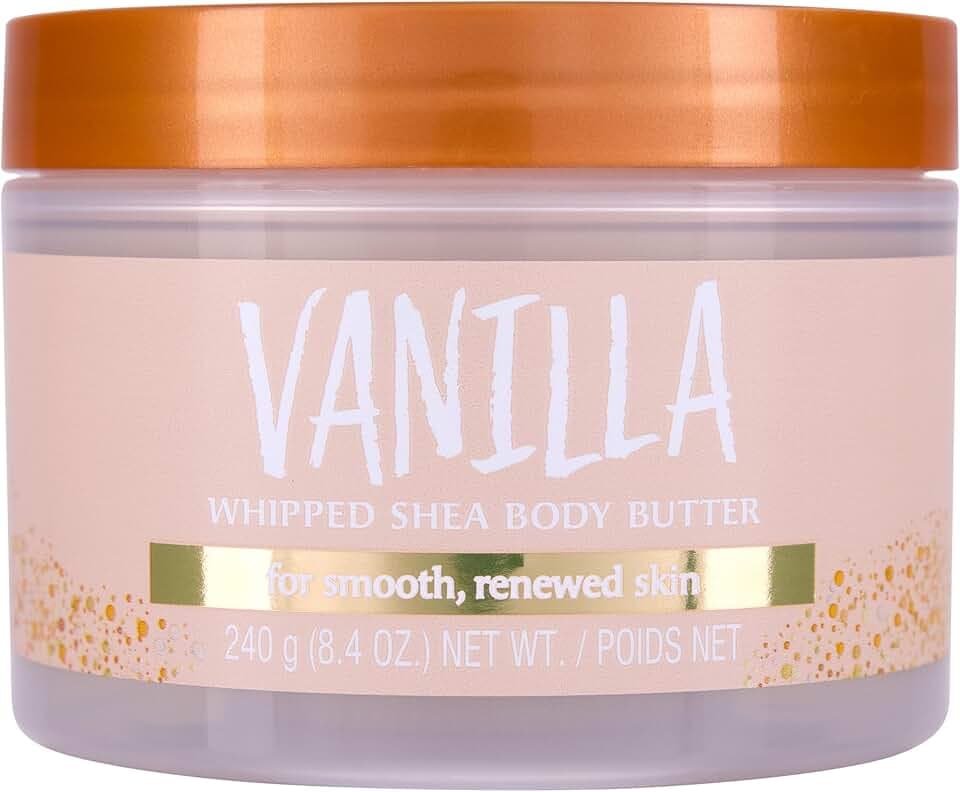 Tree Hut Whipped Shea Body Butter - Vanilla - 8.4 oz - Lightweight, Long-Lasting, Hydrating Moisturizer - Made with Shea Butter