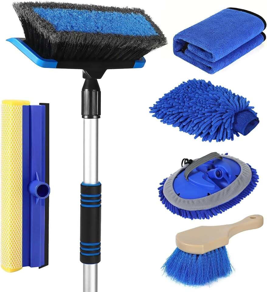 62'' Car Wash Brush with Long Handle