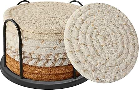 Coasters Set of 8 for Drinks