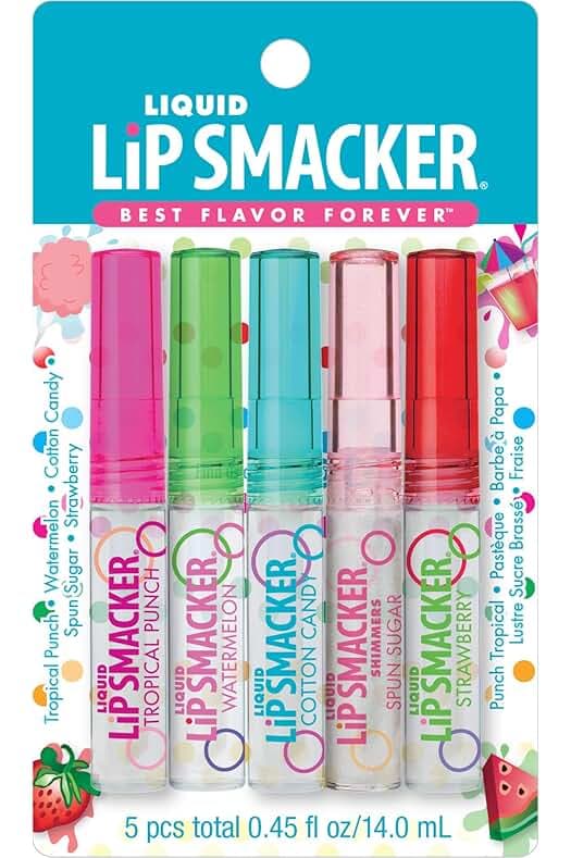 Lip Smacker Liquid Lip Gloss Friendship Pack, 5 Count
