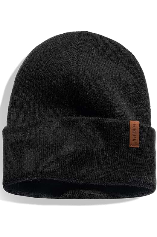FURTALK Beanie for Men Women Cuffed Thick Knitted Unisex Winter Hat Beanies Skull Cap