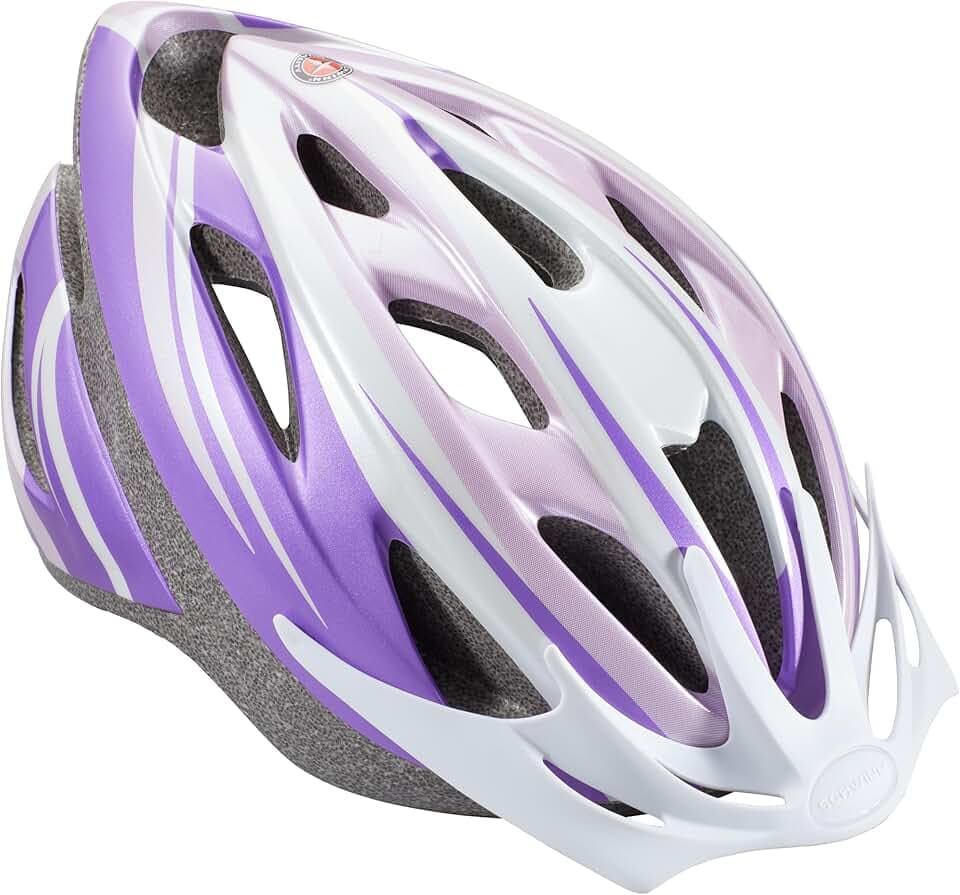 Schwinn Thrasher Bike Helmet for Youth Boys Girls Age 8-14 Years Old, Suggested Fit 55-58cm, Lightweight Microshell Design with Adjustable Side & Chin Strap, CPSC Safety Certified, Sleek, Sporty Style