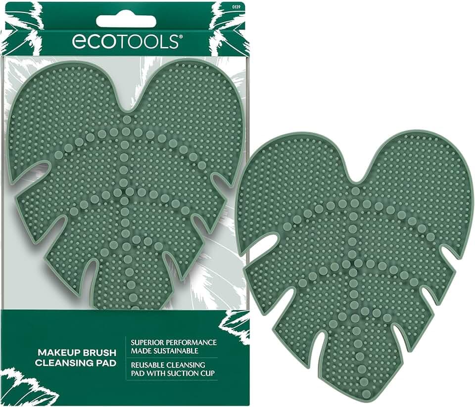 EcoTools Makeup Brush + Sponge Shampoo, Remove Product & Impurities From Beauty Tools, Fragrance-Free Cleanser, No Harsh Chemicals, Vegan, & Cruelty-Free, 6 fl.oz./ 177 ml, 1 Count
