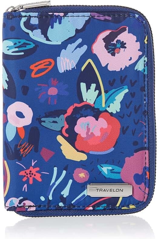 Travelon RFID Blocking Passport Zip Wallet